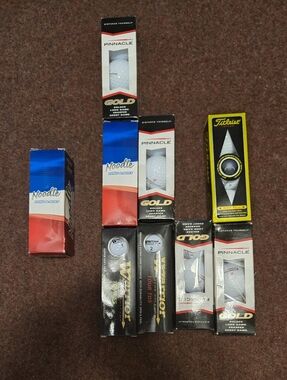 Lot Of New Golf Balls Warrior Pinnacle Noodle Titleist